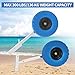 Migoda Boat Launching Wheels, 300 LBS Loading Capacity Inflatable Boat Launch Wheels, 10