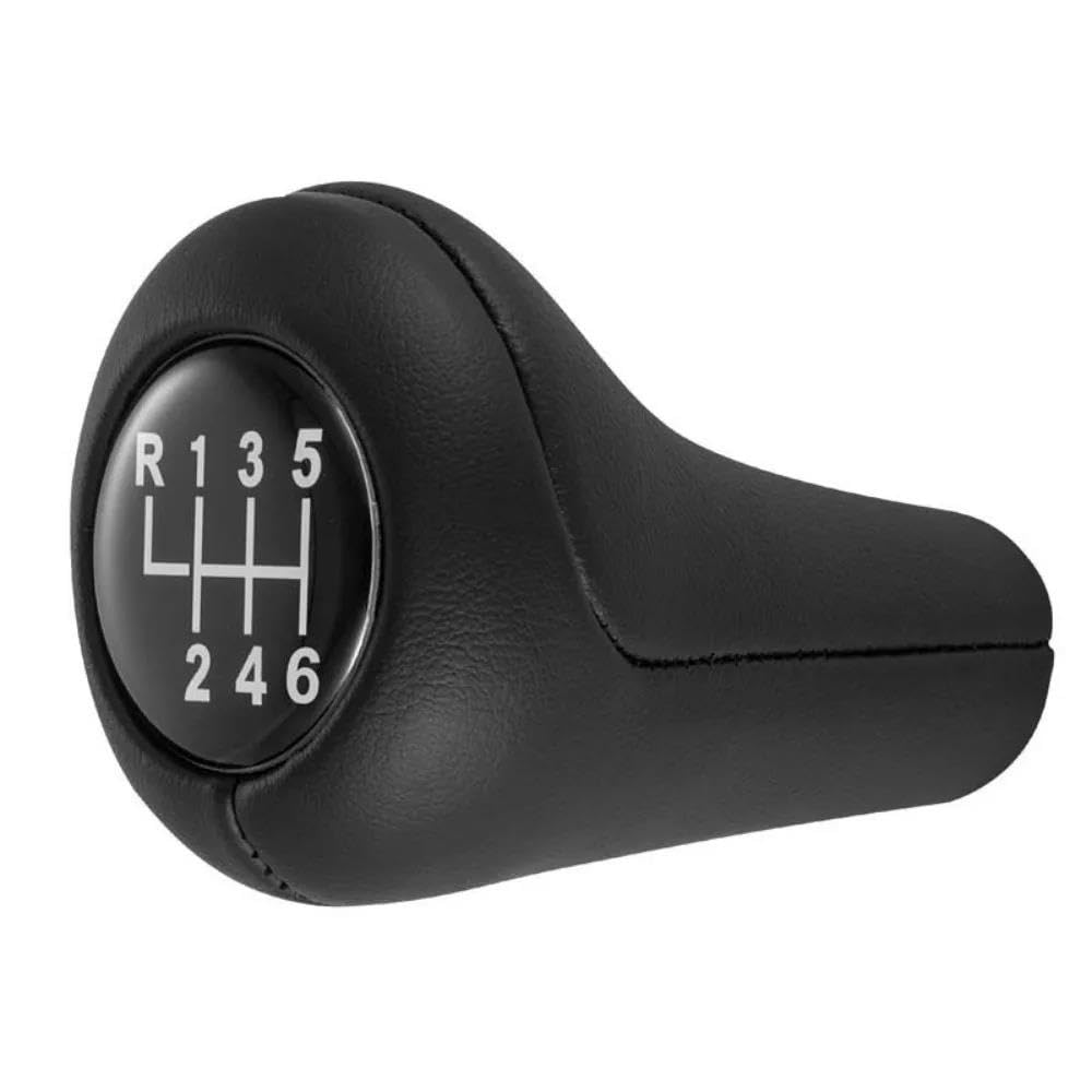 Sxqpocar Black 6 Speed Gear Shift Knob Sports Gearbox Lever Head For Bmw E90 E91 E92 E93 E30 E32 E34 E36 E38 E39 E46 E53 E60 E63 E83 E84 Shift Lever Head(Black 6 Speed)