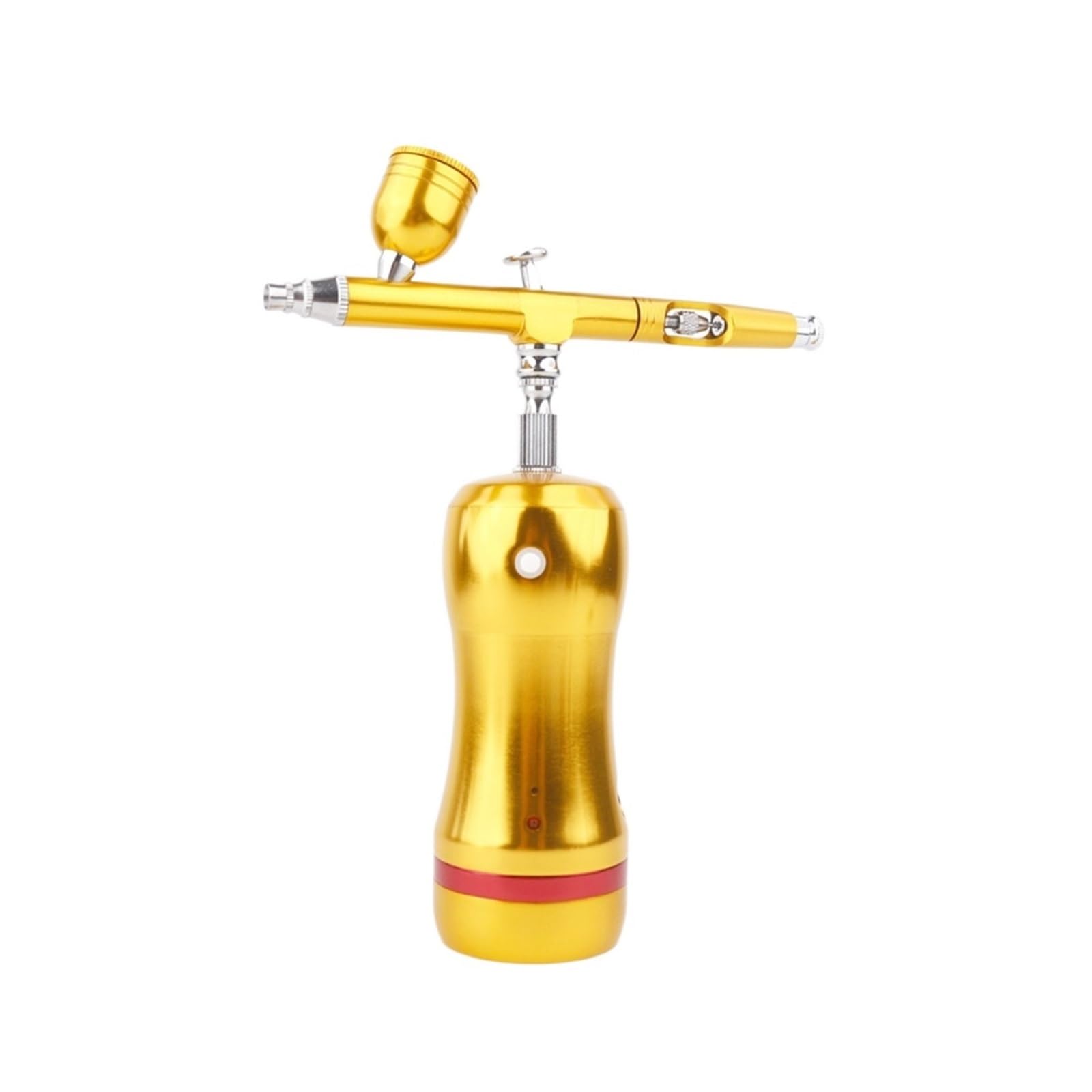 Modello vernice spray aerografo pompa ad aria set mobili rifinitura torta pittura forniture artigianali a spruzzo Precisione Senza Sforzo Spruzzo Uniforme(Golden)