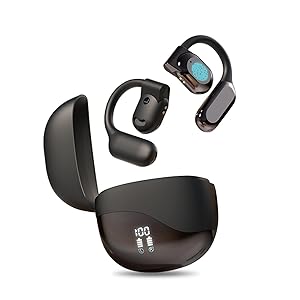 AI Real Time Translation Earbuds - 144 Languages & Accents 3 in 1 Portable Translator Headphones for Business Meeting Travel (Black)