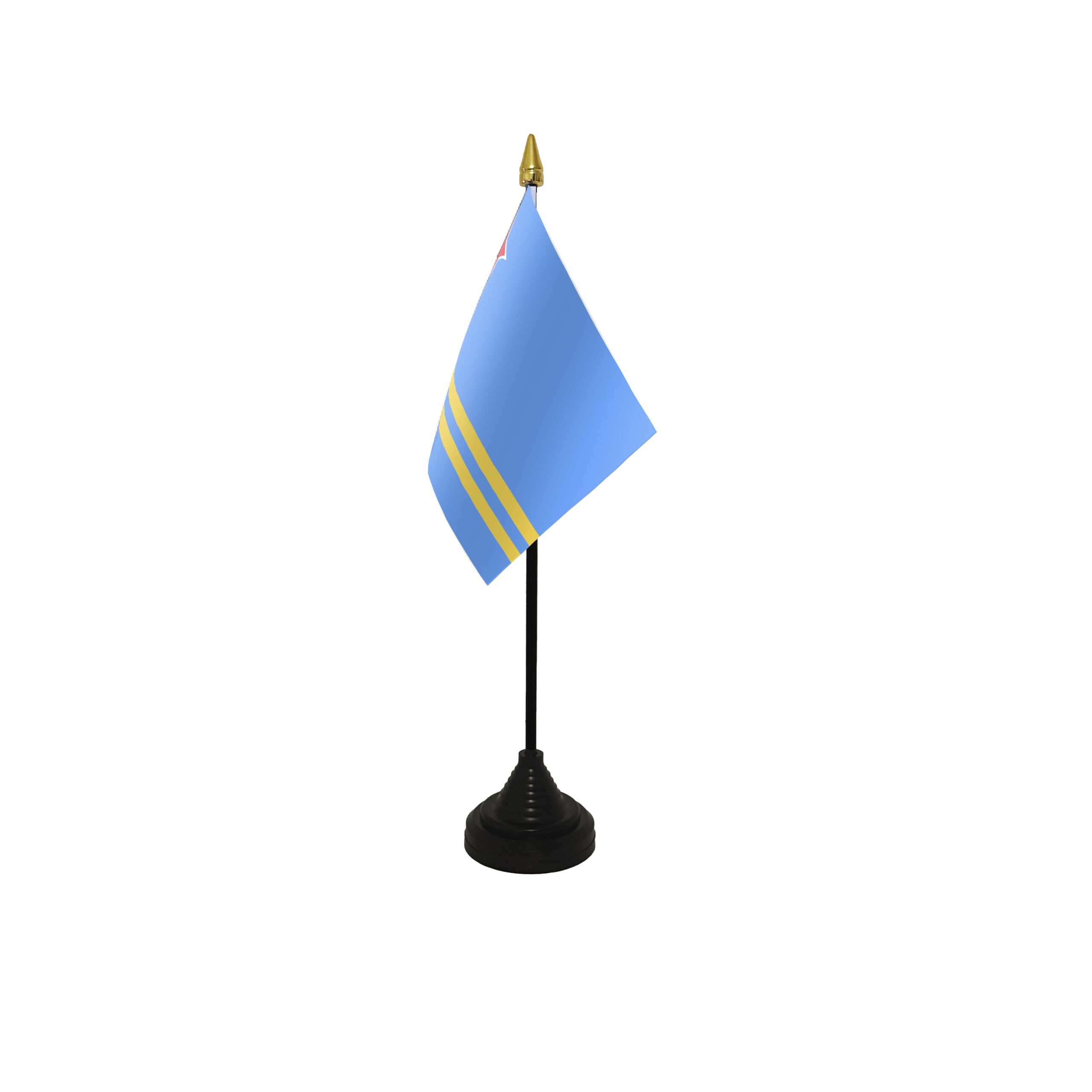 Flagtex Aruba Small Table Flag With Black Base