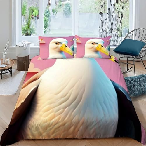 Housse de couette animaux 3D en microfibre pour le lit King des enfants