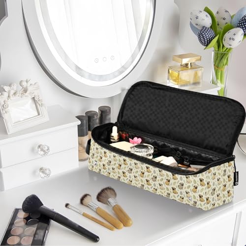Bolsa de viaje y tapete resistente al calor para herramientas de cabello Hot Hair Tools, con cierre y diseño portátil para planchas, rizadores y planchas de pelo miniatura 7