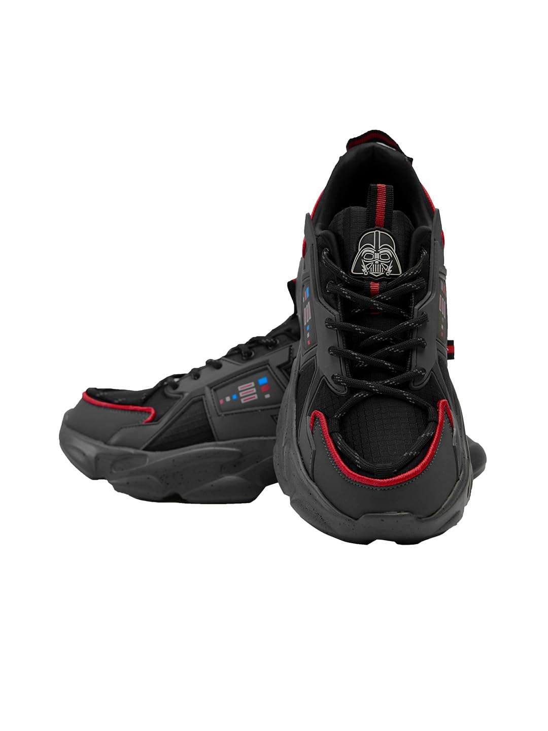 The Souled Store Official Star Wars: Darth Vader Black Lace Up Low Top Sneakers for Men and Boys- Step into The Dark Side with Style (B0CZ3VXLG3) Amazon Price History, Amazon Price Tracker