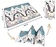 NUKIDO Baby-Schaumstoffmatte Doppelseitig Niedlich Buntes Design zum Spielen Krabbeln Ideal als Geschenk Rollbar Dicke 1 cm Größe 200x150 cm NK-341