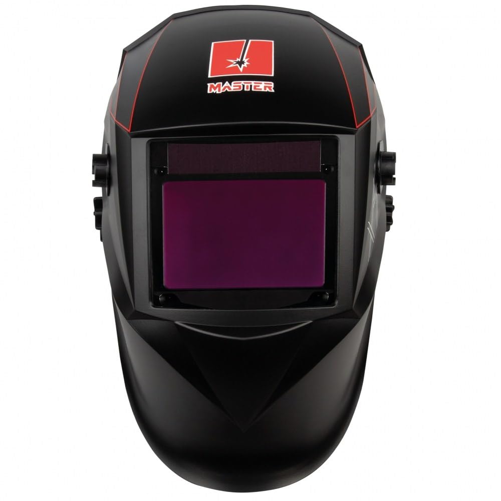 SPARTUS Schweißhelm Automatik Schweißmaske - Automatik Schweißhelm 1/1/1/1 True Color Sichtfeld 100x65mm Schleiffunktion - Master 230XT - Bestschweissen.de