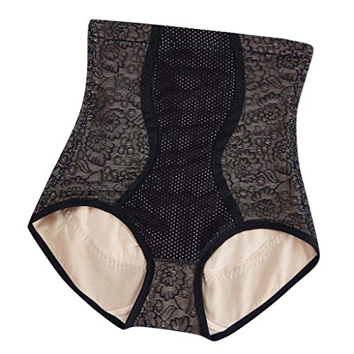 K-Youthu00ae Mujeres Cintura Alta Faja Lenceria Postparto Corsé Controlar Modeladoras Ropa Interior Encaje Bragas Reductoras Adelgazante Adelgazar Abdomen Maternidad Recuperación Shapewear Braguitas