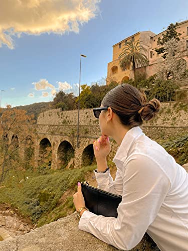 Yaluxe Women's Real Leather Large Wristlet Phone Clutch Wallet With Shoulder Chain #TOP1