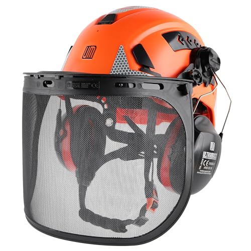 Casco de seguridad forestal UM ULTRAMAXX 6 en 1 con visera