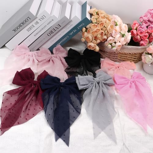 Save 50% on 8-Pack Elegant French Bow Hair Clips - Image 7