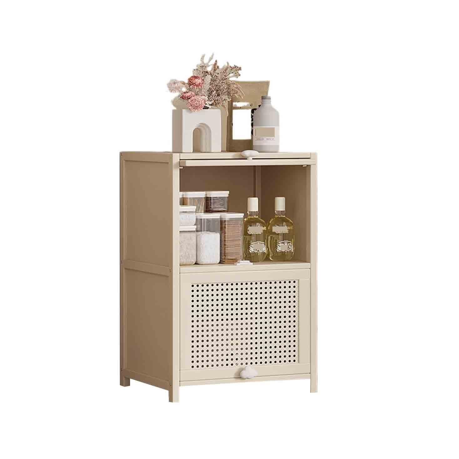 CWCQGH Narrow-sided Two-tier Kitchen Sideboard with Storage Compartments for Coffee and Tea Hallway