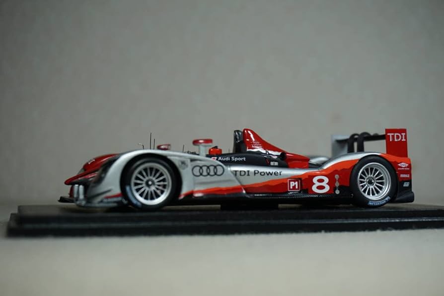 スパーク アウディ R15 plus TDI アウディスポーツ ミニカー Amazon | 1/43 ルマン 2位 spark AUDI R15 TDI Plus #8 2010 Le