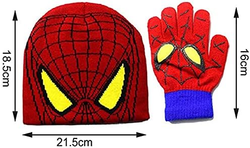 Winter Super Value Knit Caps & Gloves Set Superhero Spiderman Suit 2 515v1faac1L. AC
