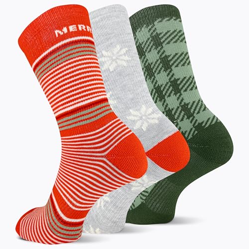 Image of Merrell Repreve Cushioned Hiker Crew Socks 3 Pair