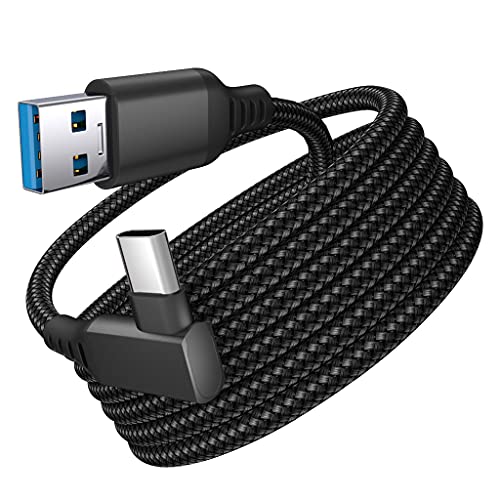 Link Cable, Oculus Quest 2, Type-C Link USB-C Steam VR Data Cable, 5m/16ft Transfer Link Cable, Fast Charging and PC Data Transmission, Suitable for VR Headsets and Gaming Computers