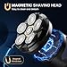 Replacement Magnetic Shaving Head, Head/Body Shavers for Men/Women, Hypoallergenic Wet/Dry Shaving, IPX7 Waterproof