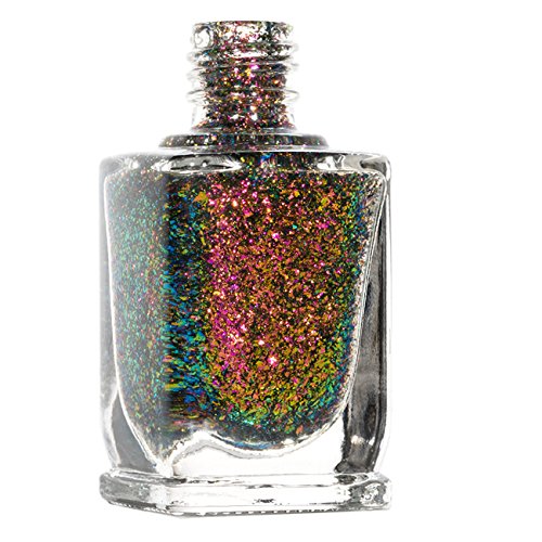 Image of ILNP Electric Carnival - Red, Pink, Gold, Green Ultra Chrome Color Shifting Flakie Nail Polish