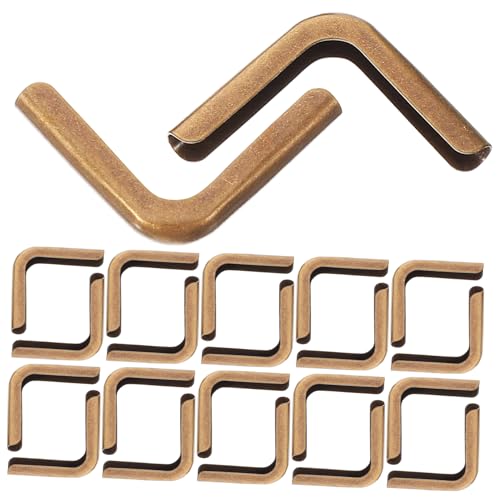 Generic Metal Scrapbook Photo Corners 22MM Right Angle Book Corners 3MM 100pcs Set