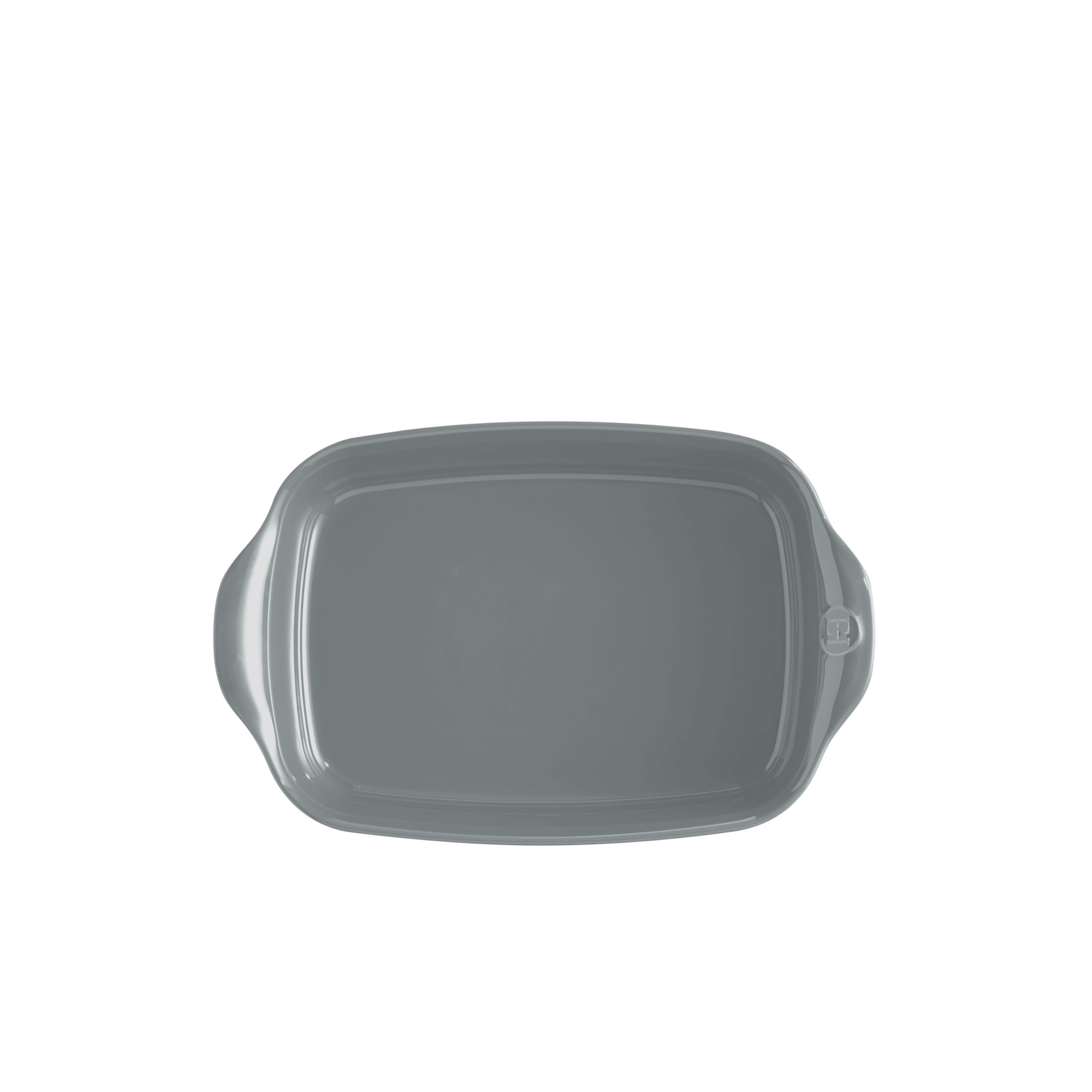 Emile Henry Petit Plat Rectangulaire Ultime – 2|4 personnes – Céramique Haute Résistance – Cuisson Homogène et Service du Four à la Table – Coloris Perle – Fabriqué en France