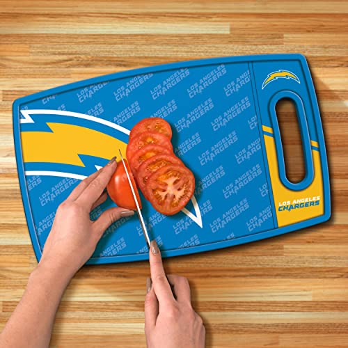 Image of YouTheFan NFL Los Angeles Chargers Logo Series Cutting Board