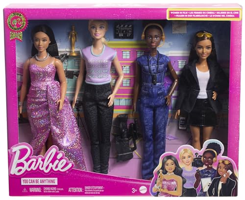 Set de 4 muñecas Barbie Carreras Mujeres en el Cine miniatura 6