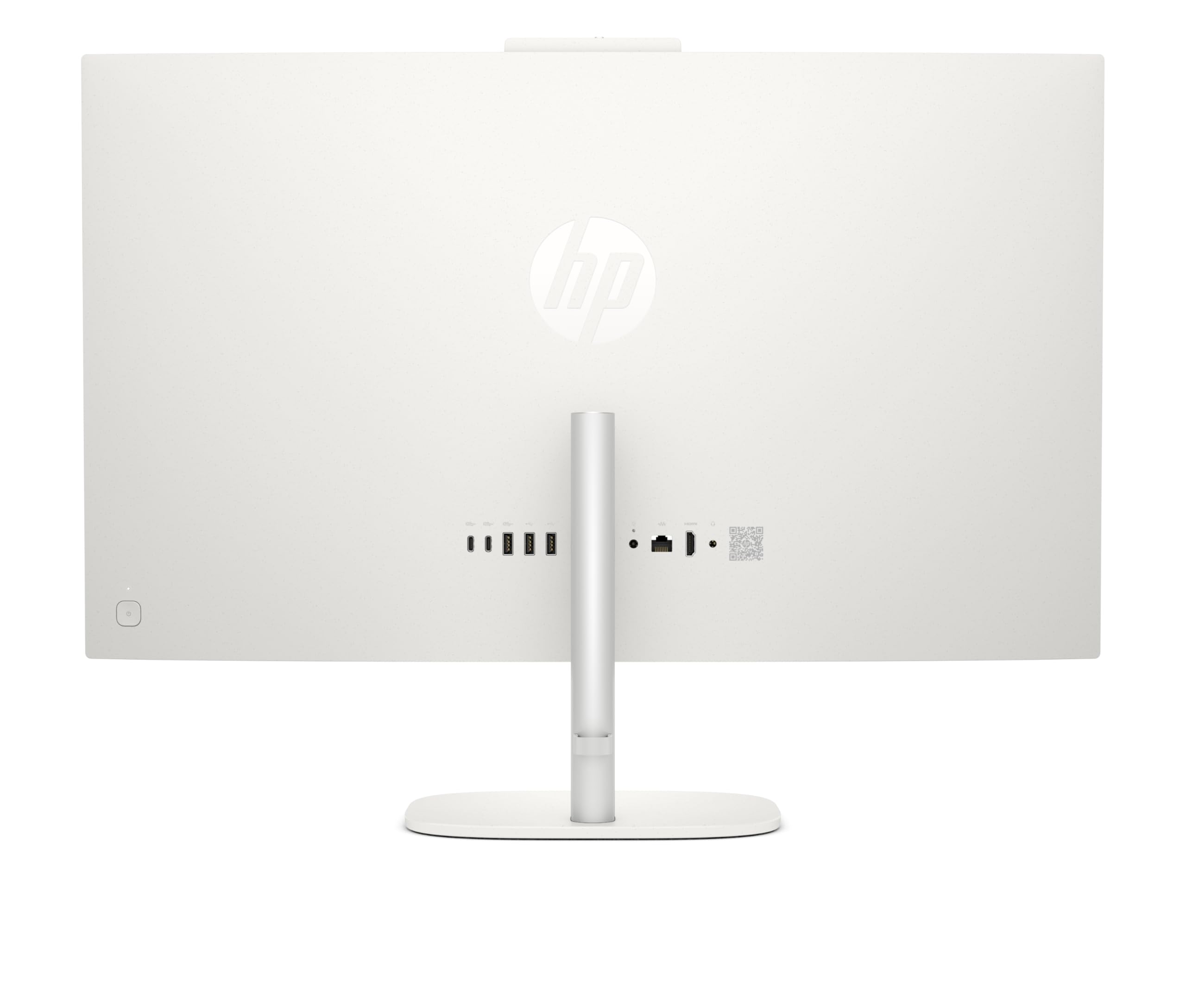 HP OmniStudio 27-cv0205ng All-in-One KI PC, 27 Zoll Entspiegeltes IPS Display, AMD Ryzen 5, 16 GB LPDDR5, 1 TB SSD, AMD Radeon Grafik, Windows 11 Home, QWERTZ Tastatur, Cotton White