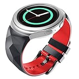 ANCOOL Compatible with Gear S2 Band, Soft Silicone Sport Band Replacement for Samsung Gear S2...