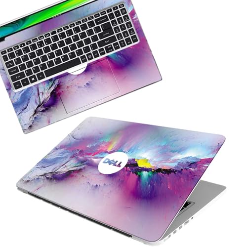 Image of Pattern D74 Full Body Vinyl Laptop Skin /Sticker /Cover Upto 15.6 Inches Laptops Laminated-Removable-HD Quality Compatible for-Dell (15x10 Inches)