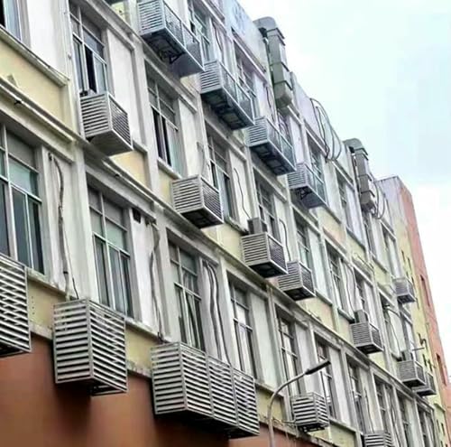 Cubierta de aire acondicionado de persianas para terrazas y aticos 7
