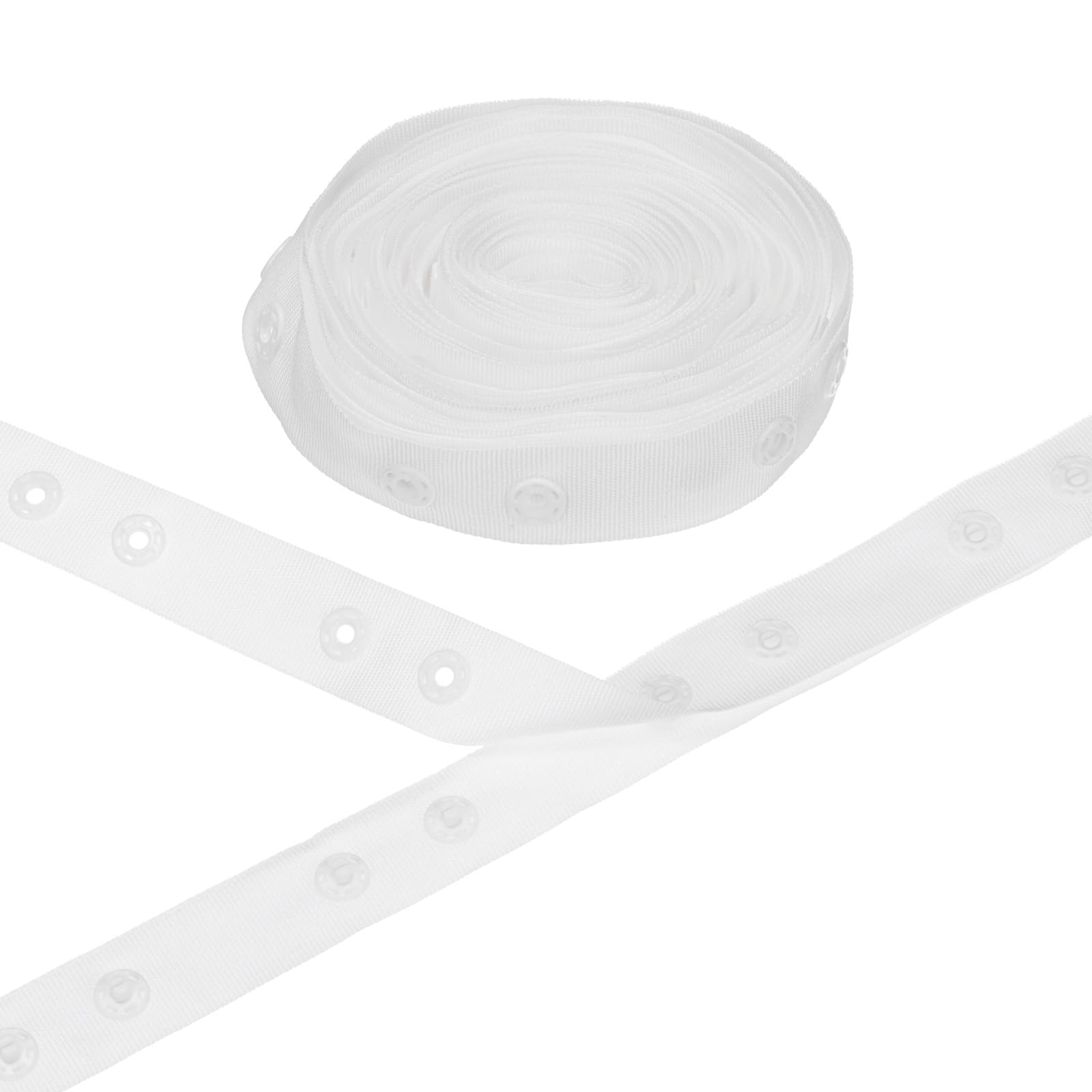 M METERXITY Plastic Snap Buttons, 5 Yards Plastic Snaps
