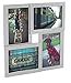 Umbra Pane Four-Opening Collage Picture Frame, Nickel