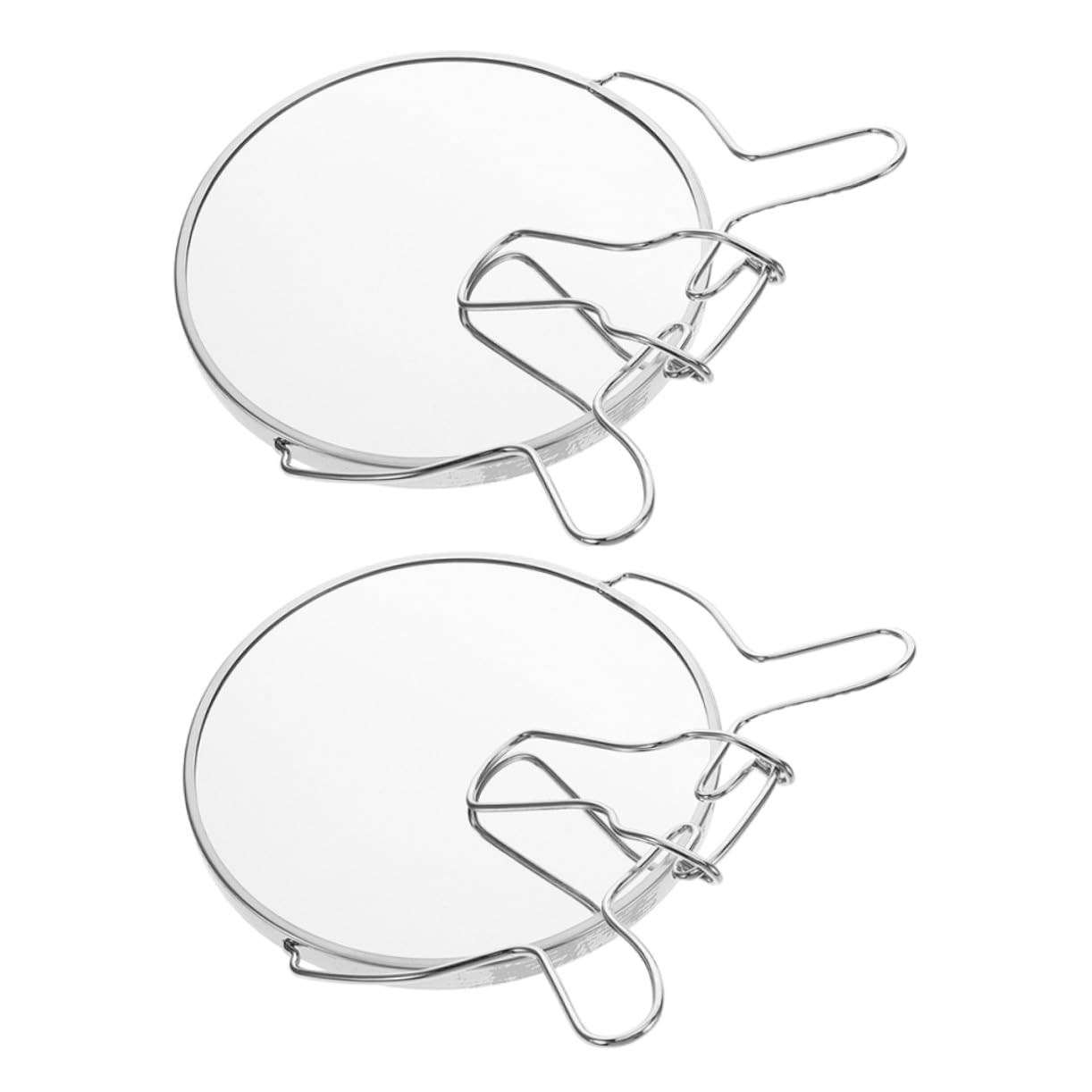 Miroir de maquillage en métal COLLBATH rond et rotatif au design élégant