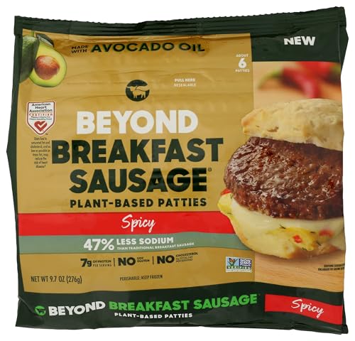 Beyond Meat Breakfast Sausage Plant-Based Patties, Original, 9.7 oz