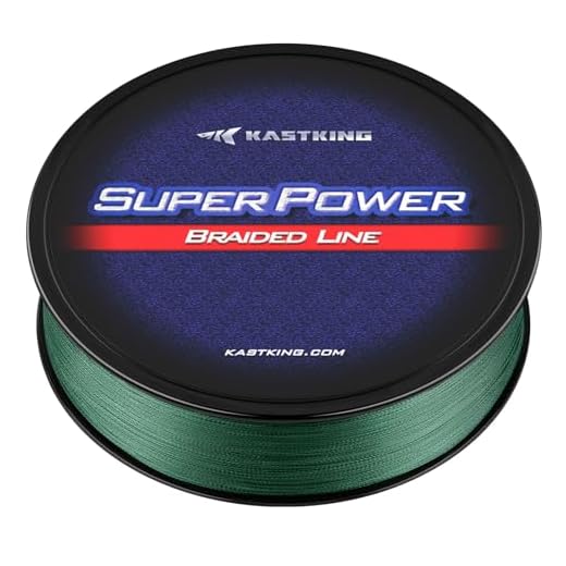 KastKing Superpower Braided Fishing Line,Moss Green,10 LB,327 Yds