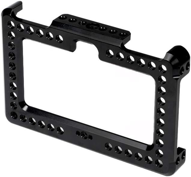 Monitor Cage Bracket with 1/4"-20 Mounting Holes Designed for 5.5" On-Camera Display