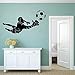 Produktbild Sport Wandaufkleber Abnehmbare Fußball Torhüter Spieler Wandaufkleber Junge Raumdekoration Vinyl Sport Kunst Wandaufkleber 102X55Cm