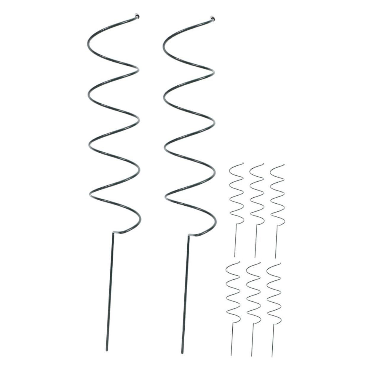 TOYANDONA 8pièces Tuteurs De Spirale pour Plantes De Jardin Supports De Tige De Plante Cadre De Support De Fleur pour Grimpantes
