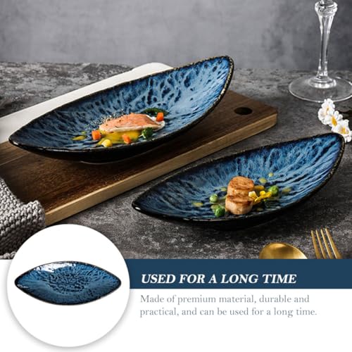 Plato pequeño cerámico estilo japonés para sushi miniatura 3