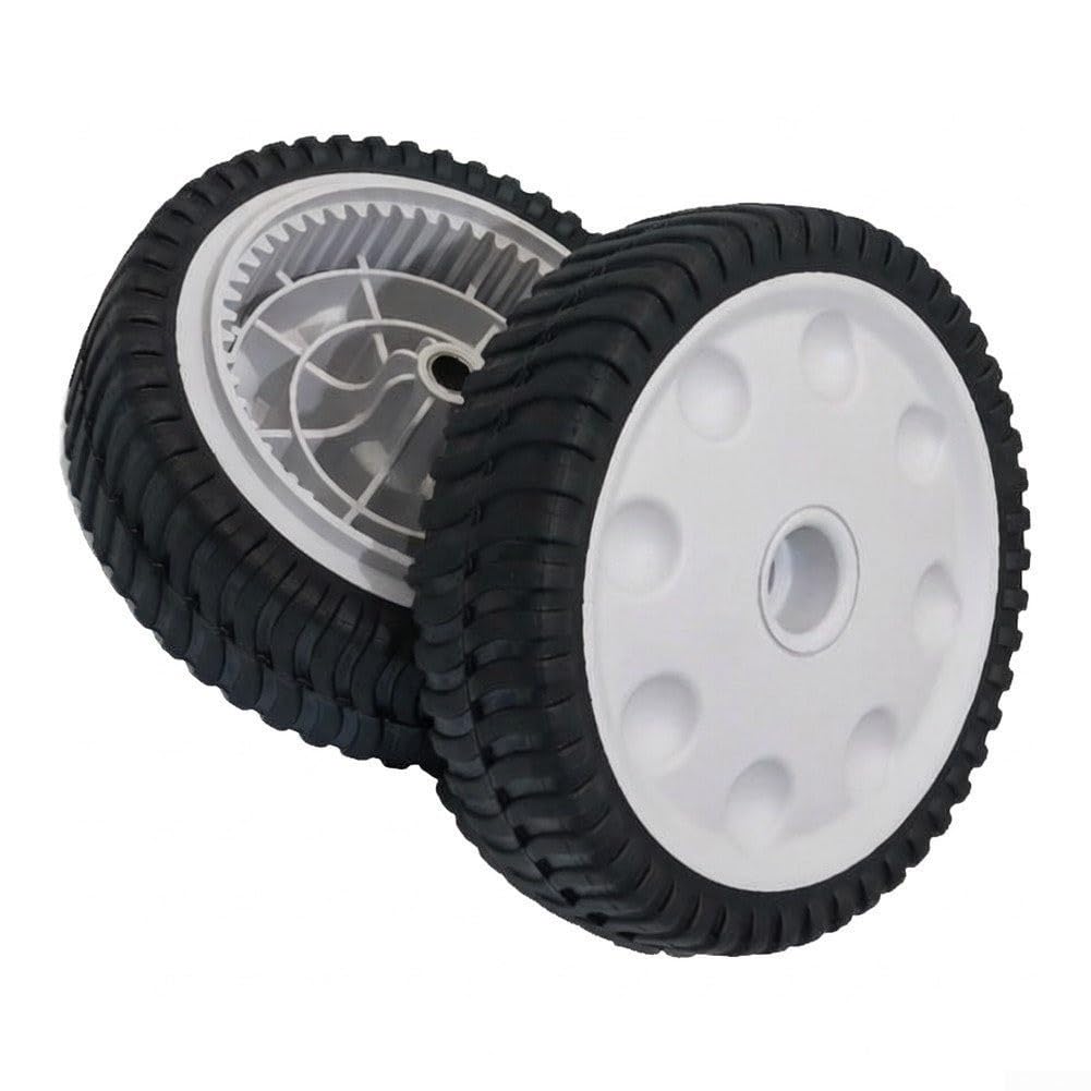 Rueda de transmisión delantera de 8 pulgadas con 53 dientes para Troy Tb240 para Toro para cortacésped Craftsman Número de pieza 734-04018 Reemplazo de neumático de plástico negro