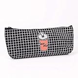 Tipo: estuche. Bonito estuche de lona para guardar pizza y patatas fritas Kawaii, organizador de papelería, para la escuela, oficina, suministros de escolar papelaria, color Coke