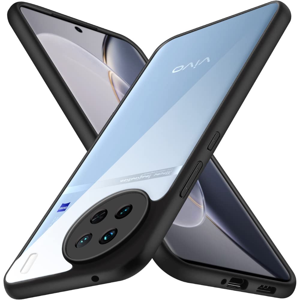 TheGiftKart Polycarbonate Ultra-Hybrid Crystal Clear Back Cover Case For Vivo X90 5G | Slim Fit Shockproof Design | Camera Protection Bump | Transparent Back Cover Case For Vivo X90 5G (Black Bumper) (B0C3MH4SKF) Amazon Price History, Amazon Price Tracker