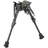 Caldwell XLA Pivot Bipod with Adjustable Notched Legs and Slim Folding Design for Easy Transport, Rifle Stability, and Target Shooting