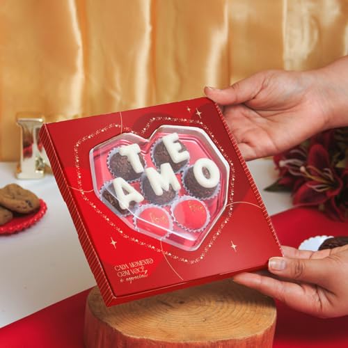 Embalagem Presente para 7 Doces Coração – Com Blister – Coleção P...