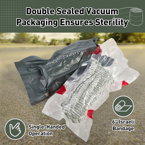 Image of STAMEN IFAK Trauma Kit - Include 36 inch Splint, Emergency Bandage, Gauze - Tactical First Aid Kit Molle Pouch for Military, Combat, Car, Travel, Camping, Hiking, Severe Bleeding Control - Survival Kit