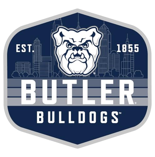 Butler Bulldogs Scenic Background Vinyl Magnet - Officially Licensed 3-Inches Wide