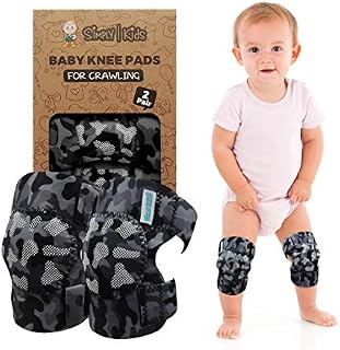 Simply Kids Baby Knee Pads for Crawling (2 Pairs) | Protector for Toddler, Infant, Girl, Boy