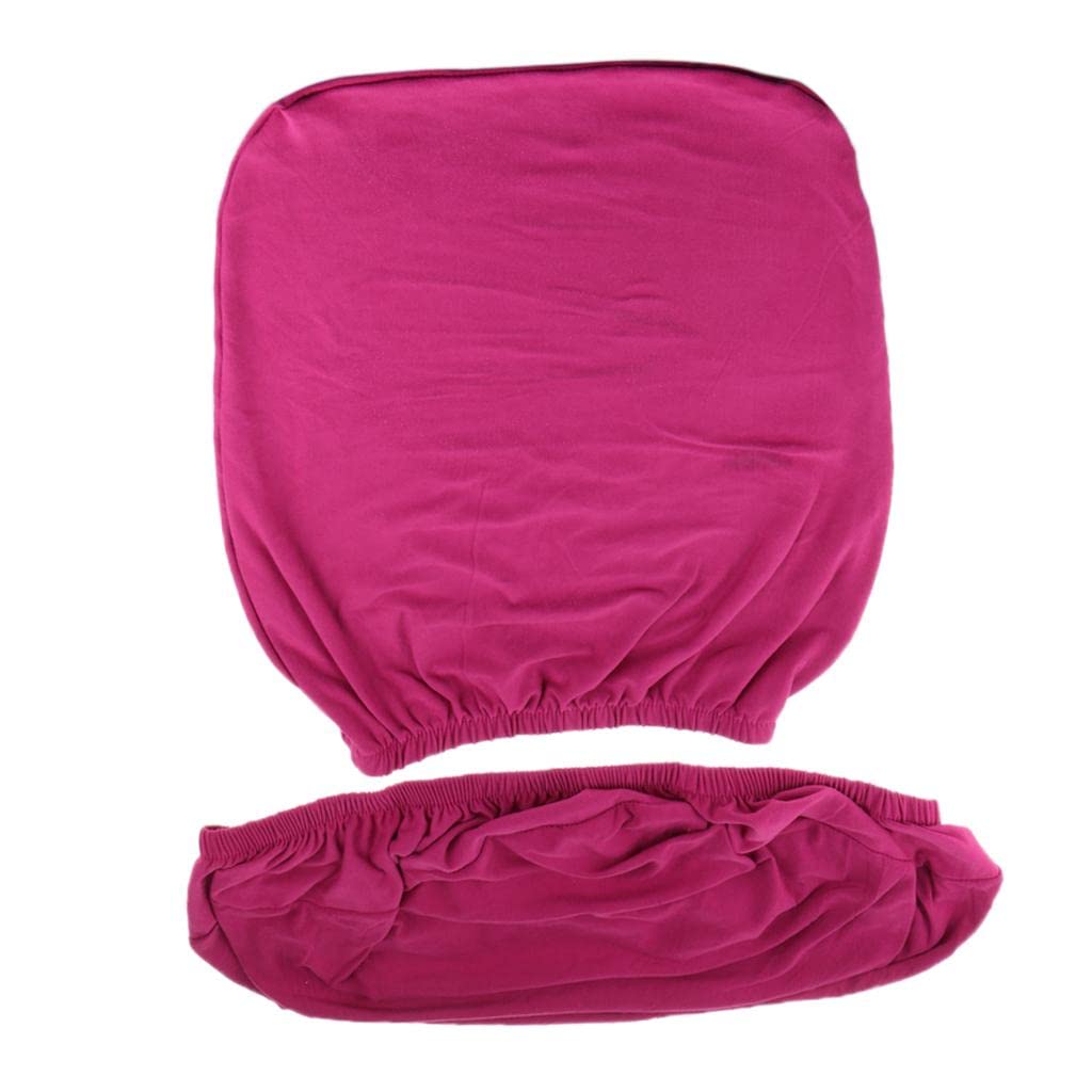 Housse de bureau extensible pour ordinateur portable en rose et rose rouge