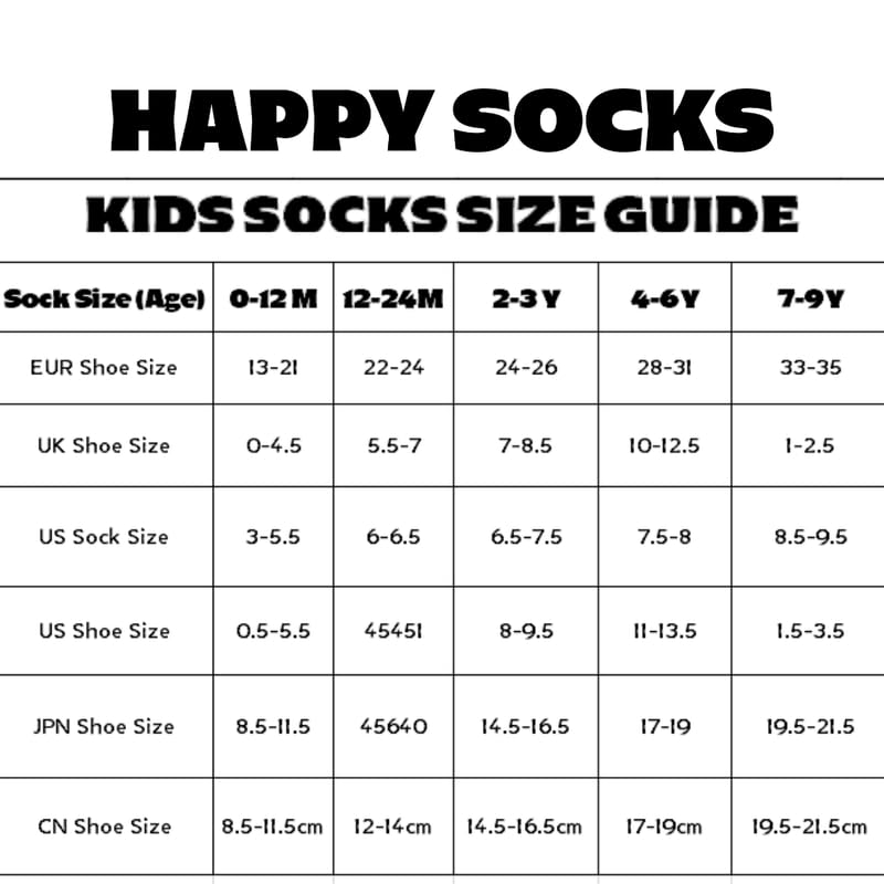 Image of Happy Socks Kids Unisex Crew Socks
