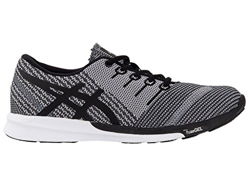 ASICS Men's fuzeX Knit, Carbon/Black/White, 10.5 D
