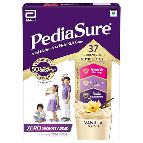 Image of Pediasure Zero Sucrose 400g, Vanilla, Scientifically Designed Nutrition to Help Kids Grow, Pediasure Zero Sugar